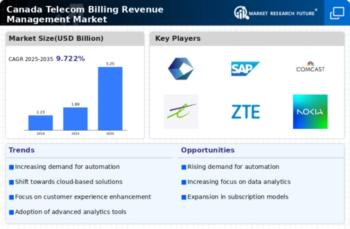 Canada Telecom Billing Revenue Management Market Infographic