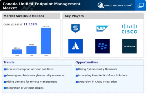 Canada Unified Endpoint Management Market Infographic