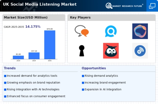 UK Social Media Listening Market Infographic