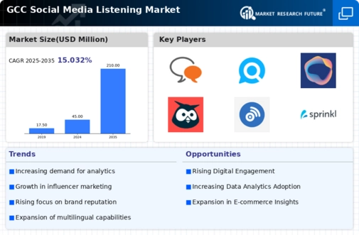 GCC Social Media Listening Market Infographic