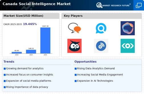 Canada Social Intelligence Market Infographic