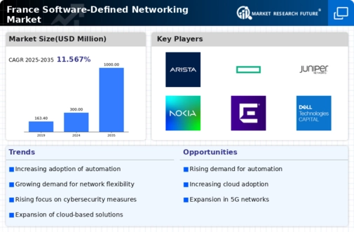 France Software Defined Networking Market Infographic