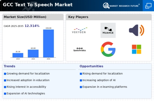 GCC Text To Speech Market Infographic