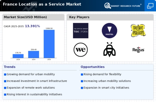 France Location As A Service Market Infographic