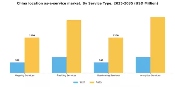 China Location As A Service Market Segment Image 3