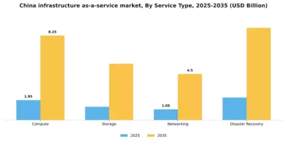 China Infrastructure as a Service Market Segment Image 3