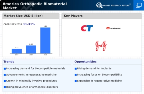 Americas Orthopedic Biomaterial Market Infographic