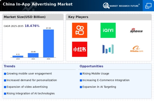 China In App Advertising Market Infographic