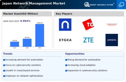 Japan Network Management Market Infographic