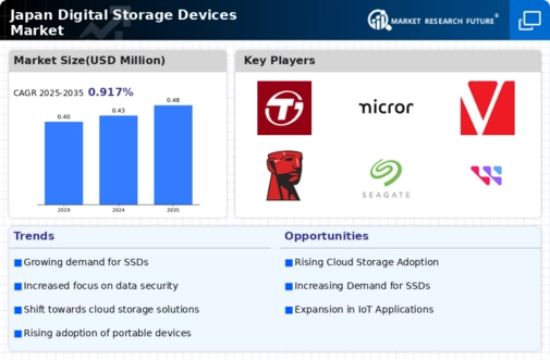 Japan Digital Storage Devices Market Infographic