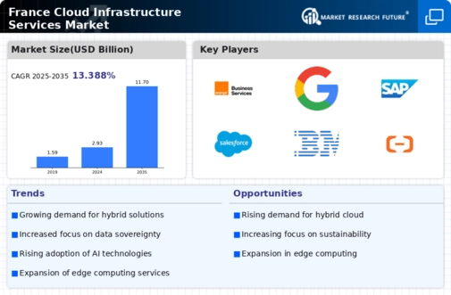 France Cloud Infrastructure Services Market Infographic