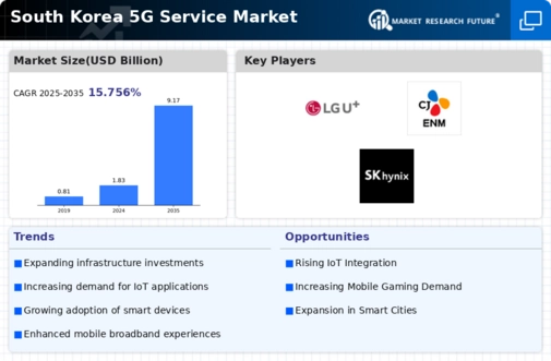 South Korea 5G Service Market Infographic