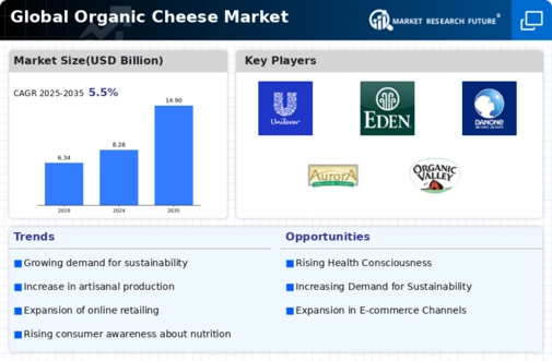 Organic cheese Market Infographic