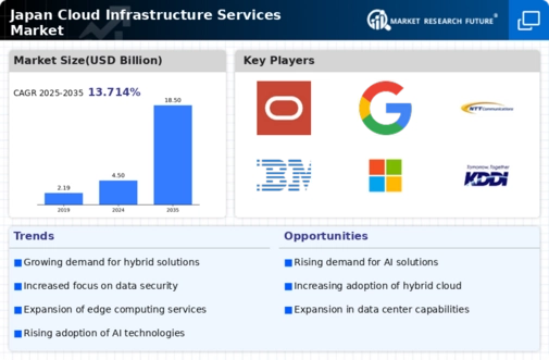 Japan Cloud Infrastructure Services Market Infographic