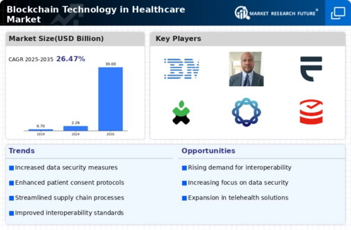 Blockchain Technology Healthcare Market Infographic