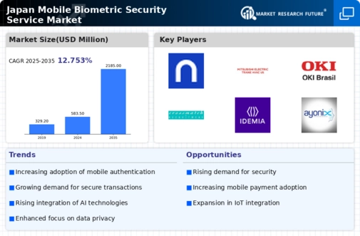 Japan Mobile Biometric Security Service Market Infographic
