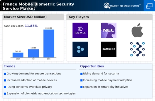 France Mobile Biometric Security Service Market Infographic