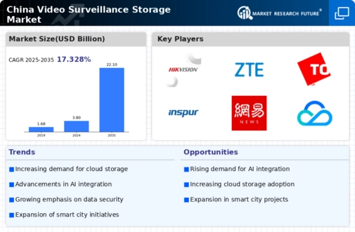 China Video Surveillance Storage Market Infographic