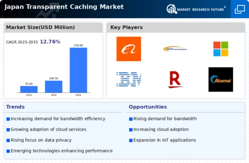 Japan Transparent Caching Market Infographic