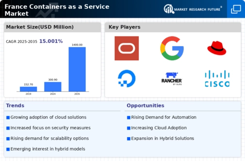 France Containers As A Service Market Infographic