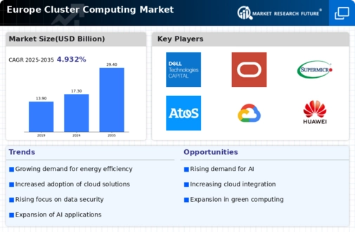 Europe Cluster Computing Market Infographic