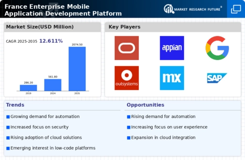 France Enterprise Mobile Application Development Platform Market Infographic