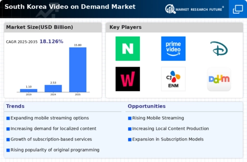 South Korea Video On Demand Market Infographic