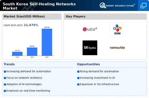 South Korea Self Healing Networks Market Infographic