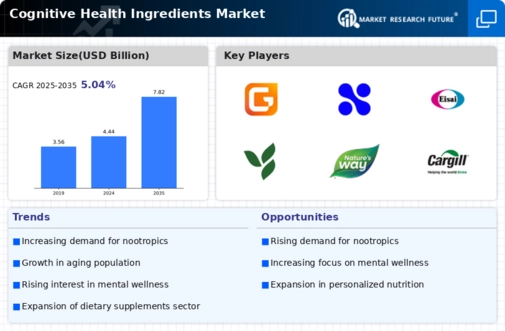 Cognitive Health Ingredients Market Infographic