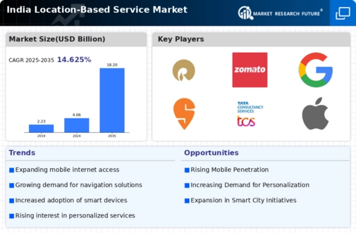 India Location Based Service Market Infographic