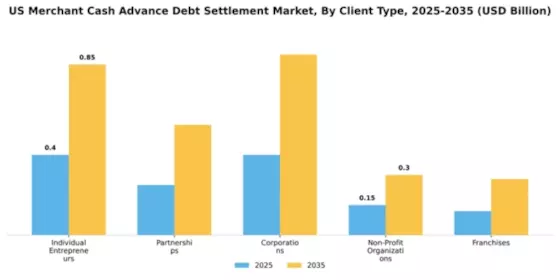 US Merchant Cash Advance Debt Settlement Market Segment Image 1