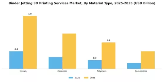 Binder Jetting 3D Printing Services Market Segment Image 2