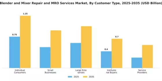Blender and Mixer Repair and MRO Services Market Segment Image 1