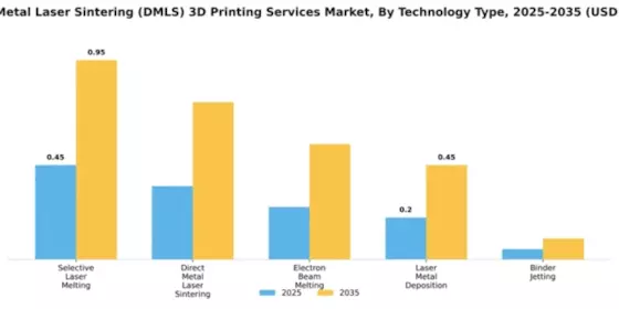 Direct Metal Laser Sintering (DMLS) 3D Printing Services Market Segment Image 3