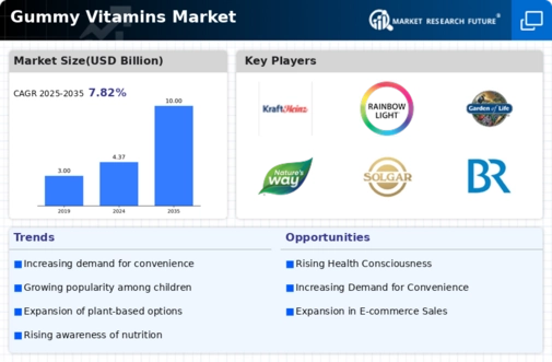 Gummy Vitamins Market Infographic
