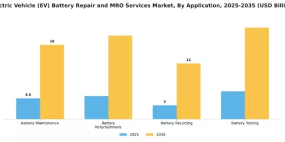 Electric Vehicle (EV) Battery Repair and MRO Services Market Segment Image 0