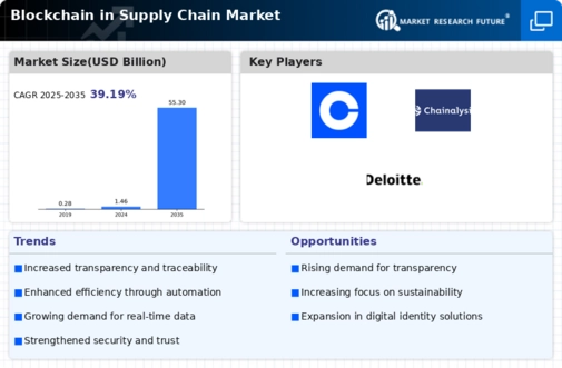 Blockchain Supply Chain Market Infographic