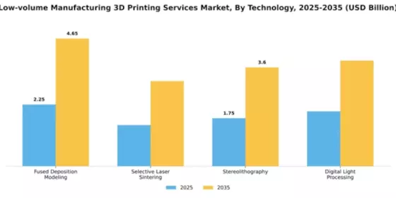 Low-volume Manufacturing 3D Printing Services Market Segment Image 4