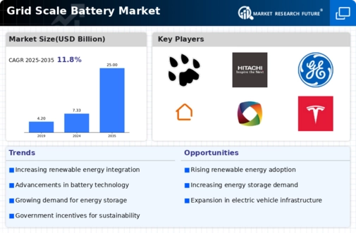 Grid Scale Battery Market Infographic