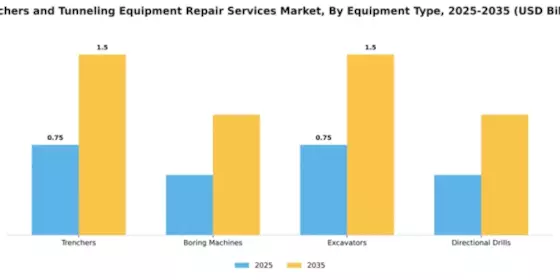Trenchers and Tunneling Equipment Repair Services Market Segment Image 2