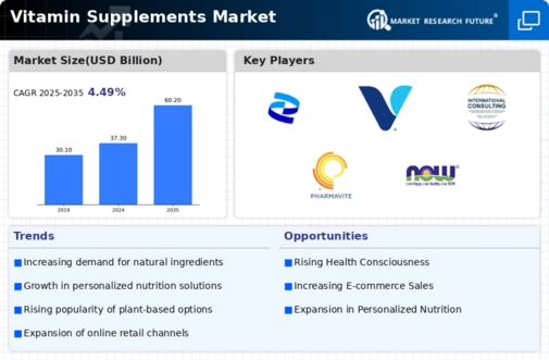 Vitamin Supplements Market Infographic