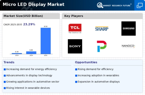 Micro-LED Display Market Infographic
