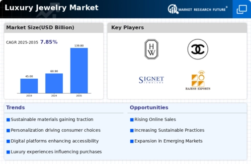Luxury Jewelry Market Infographic