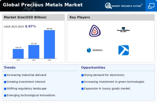 Precious Metals Market Infographic