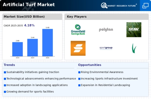 Artificial Turf Market Infographic