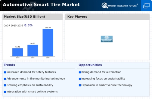Automotive Smart Tire Market Infographic