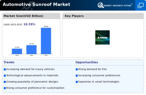 Automotive Sunroof Market Infographic