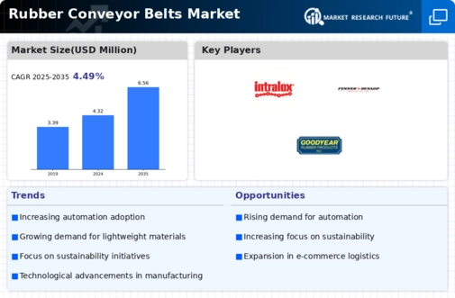 Rubber Conveyor Belts Market Infographic