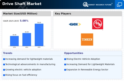 Drive Shaft Market Infographic