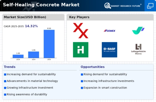 Self-Healing Concrete Market Infographic